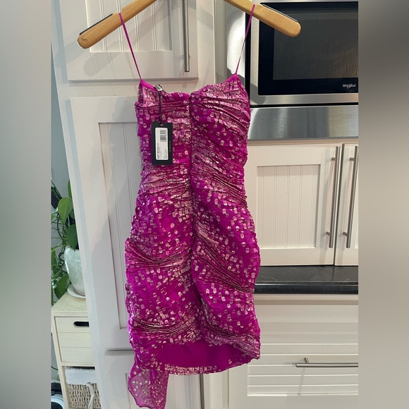 Ramy Brook Talia Silk Mini Dress S - Picture 5 of 5